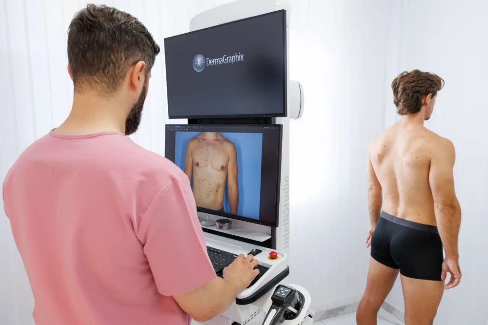 Guardoli Dermatology Nice • Dermascan — Observation des lésions